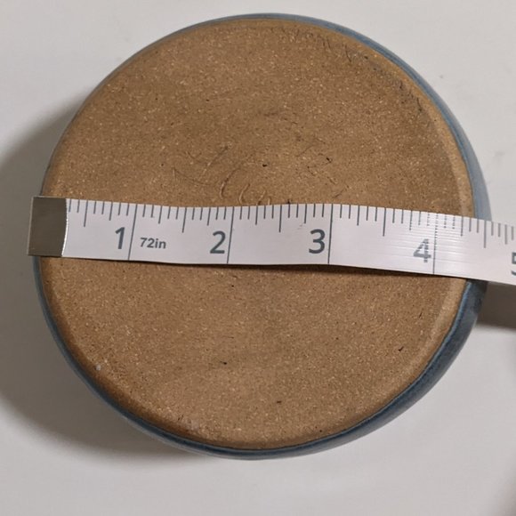 Handmade Pottery Blue Bowl - Picture 7 of 8